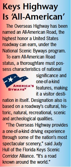 <i>The Keys highway is the only All-American Road in Florida.</i>